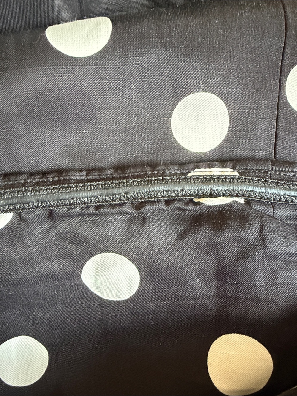 Zara Strapless Polka Dot Midi Dress Medium Black White Cocktail Wedding Guest - Picture 9 of 12